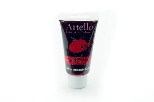 Artello Acrylmaling 75Ml Rose Alizarin Red_0