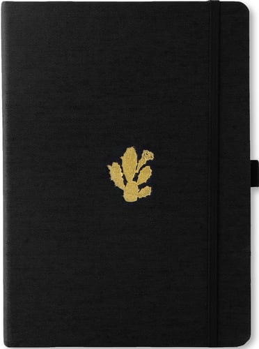 Dingbats* Pro B5 Black Cactus Notebook - Dotted_0