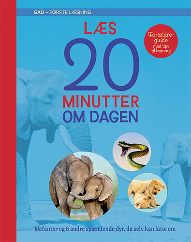Læs 20 minutter om dagen: Elefanter og 6 andre spændende dyr, du selv kan læse om_0