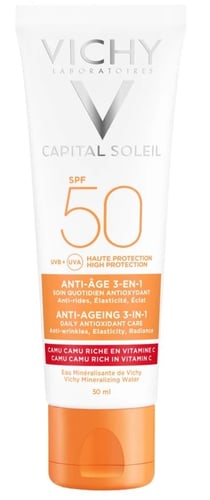 Vichy Capital Soleil Anti-Age 3-In-1 Gesicht SPF 50 50 ml_0