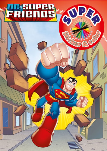 DC Superfriends - Super Sticker & Color_0