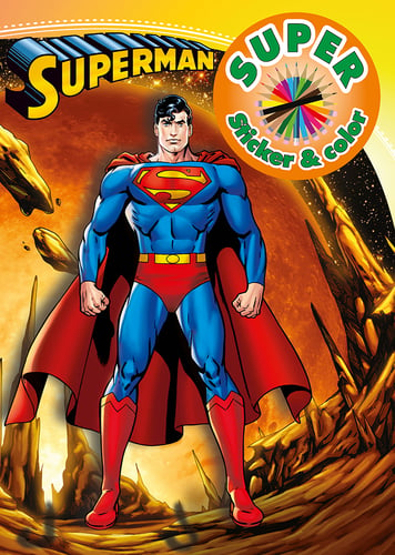 Superman -  Super Sticker & Color - picture
