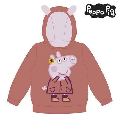 Sweatshirt med hætte til piger Peppa Pig 74230 Pink, str. 5 år - picture