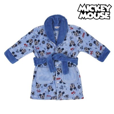 Morgenkåbe til Børn Mickey Mouse Blå, str. 18 måneder_0