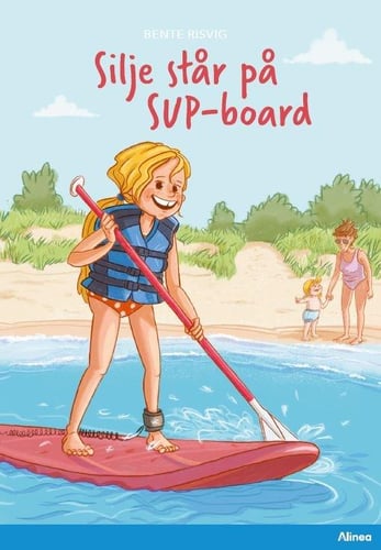 Silje står på SUP board, Blå Læseklub - picture