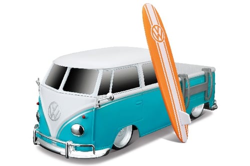 VW Pick-Up w/surf board R/C 1:16  27/74 MHz  - picture