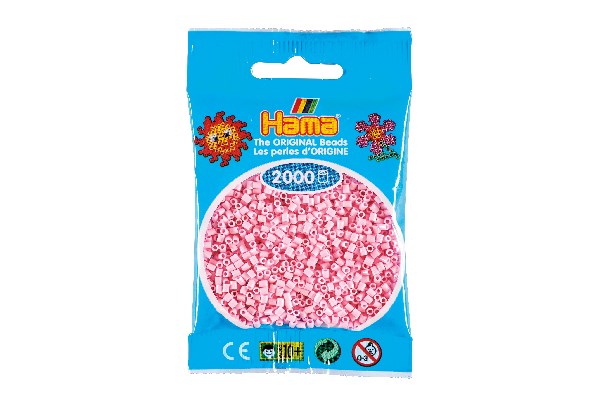 Hama mini perler pastel rosa _0