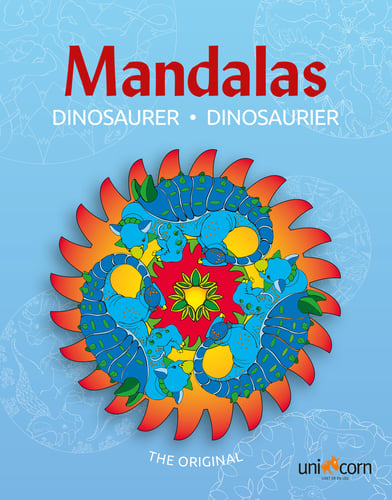 Mandalas med Dinosaurer_0