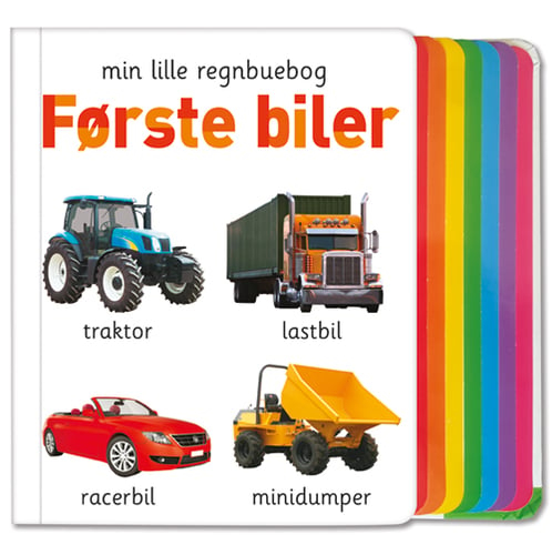 Min lille regnbuebog - Første biler_0