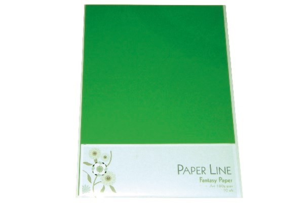Fantasy karton 180g A4 10stk i pakke grøn_0
