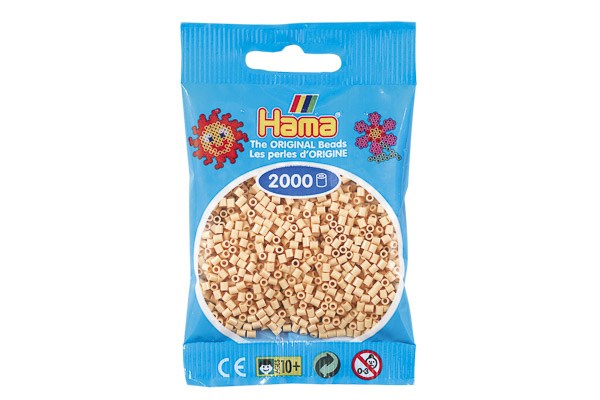 Hama mini perler beige_0