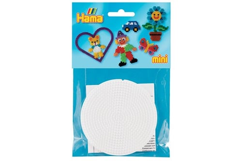 Hama mini 2stk stiftplader runde Ø8cm - picture