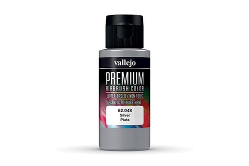 Vallejo Premium RC Color Silver, 60Ml. - picture