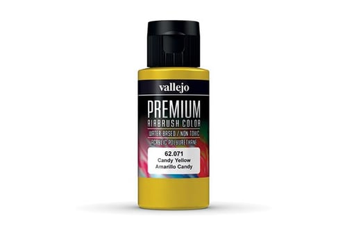 Vallejo Premium RC Color Candy Yellow, 60Ml._0