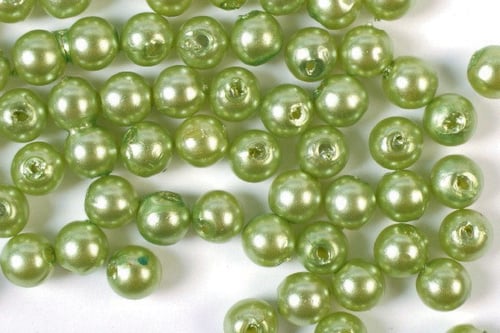 Voksperler 3mm 25g lime_0