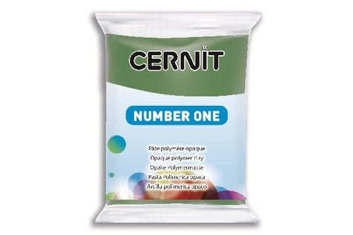 Cernit Cernit 645 Stand. Opaque 56G Olivengrøn_1