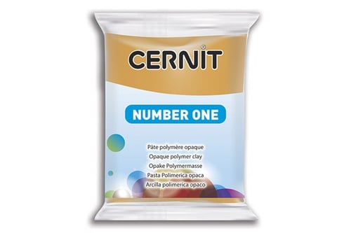 Cernit 746 Number One 56g gul okker_0