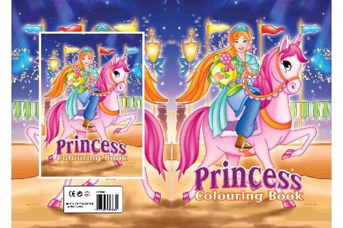 Malebog A4 Princess & Horse 16 sider_0