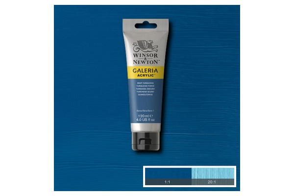 Galeria Acrylic 120Ml Deep Turquoise 232_0