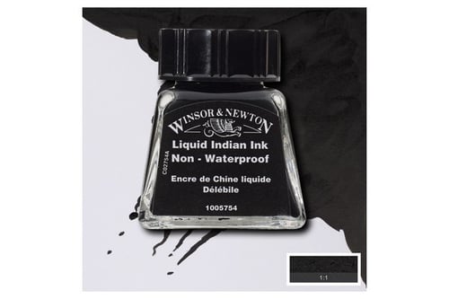 Winsor Drawing Ink 14ml Liquid Indian 754_0