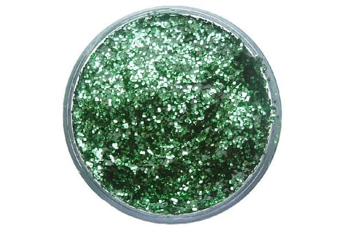 Glitter gel 12ml, grøn - picture