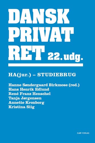 Dansk Privatret HA(jur.) - picture