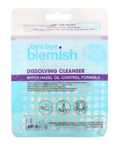 Bye Bye Blemish Dissolving Cleanser Sheets 50 st_0