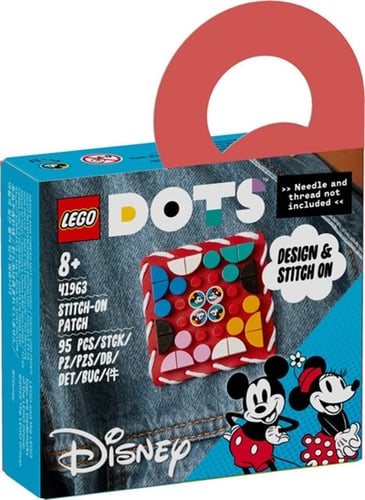 LEGO Dots Mickey Mouse Og Minnie Mouse Påsyningsmærke     - picture