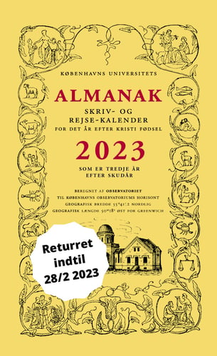 Universitetets Almanak Skriv- og Rejsekalender 2023 - picture