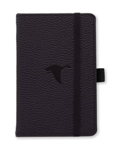 Dingbats* Wildlife A6 Pocket Black Duck Notebook - Graph_1