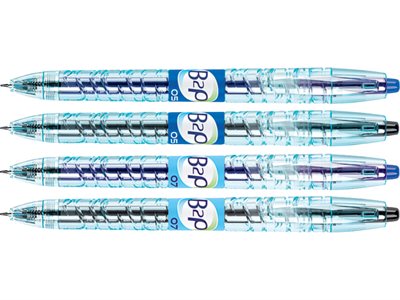 Pilot B2P Gel Anklippbarer versenkbarer Stift Blau_0