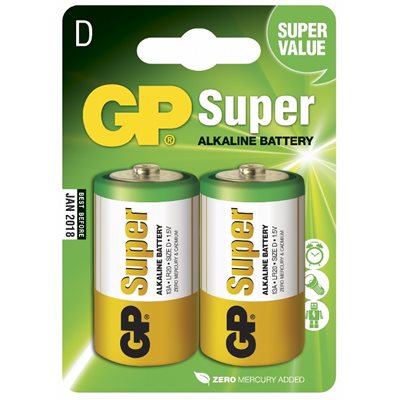 GP Super Alkaline D 2-pk_0
