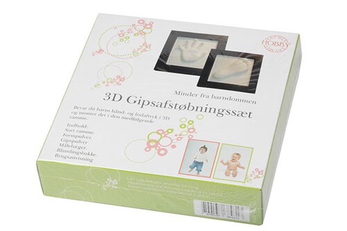 Gipsafstøbningsæt 3D i ramme_1