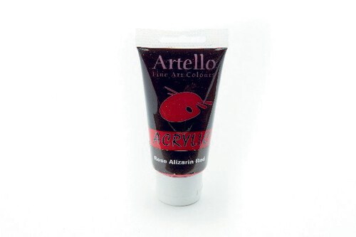 Artello Acrylmaling 75Ml Rose Alizarin Red_1