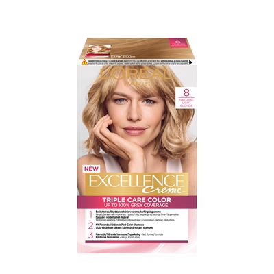 L'Oréal  Excellence 8 Natural Light Blonde 8 192ml_0