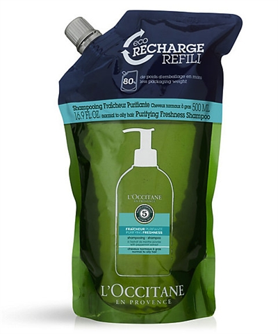 L' Occitane Purifying Freshness Shampoo 500ml Refill_0