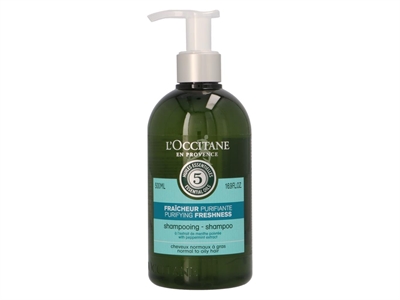 L' Occitane Purifying Freshness Shampoo 500ml Normal To Oily Hair_0