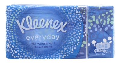 Kleenex Everyday Pocket Tissues 8 Pack  - picture