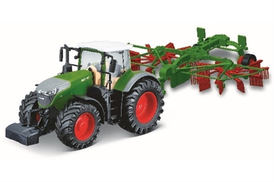 Tractor w/whirl rake Fendt 1050 Vario 10cm green_1