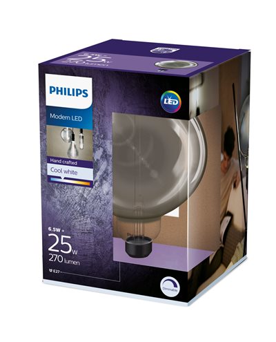 Philips LED giant 25W E27 G200 4000K smoky D - picture