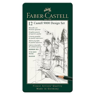 Faber-Castell - Graphite pencil Castell 9000 Art set (119065)_0