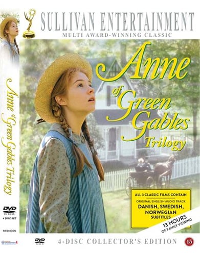 Anne fra Grønnebakken: Den komplette samling (4 Disc) - DVD (Nordic version) Anne from Green Gables The original miniseries_0