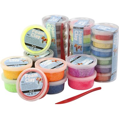 Foam Clay - Assorted Colours - 28 tubs (78816)_0