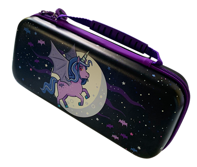 Switch Lite Moonlight Unicorn Case Purple/Violet - picture