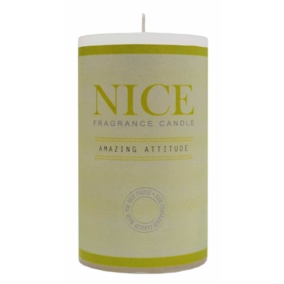 Rustik "NICE" doftljus 7x12cm, Kiwi_0