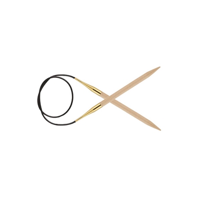 KnitPro Basix Birch rundstickor 100cm 12,00mm_0