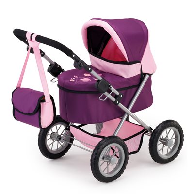 Bayer - Dolls Pram - Trendy - Plum (13057AA)_0
