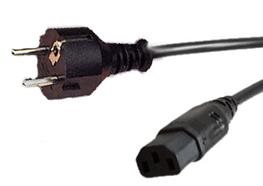 EURO Power Cable for Xbox 360 Slim (KETTLE LEAD) 12+ - picture