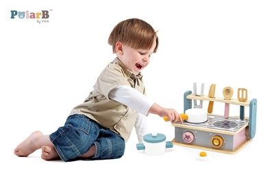 Foldbar Ovn & Barbequesæt I Træ_9