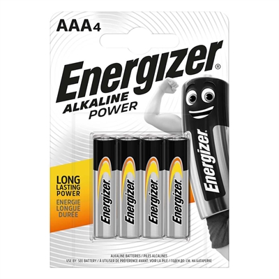 Energizer AAA Alkaline Batterier 4Pk_0